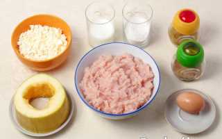 Куриные котлеты с творогом в духовке с кабачком и кефиром