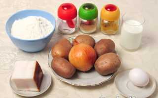 Вареники с картошкой и салом – пошаговый рецепт с фото на кефире