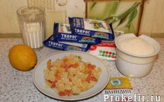 Творожная пасха — простой рецепт без яиц и масла на кефире