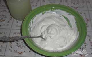 Сметана из кефира
