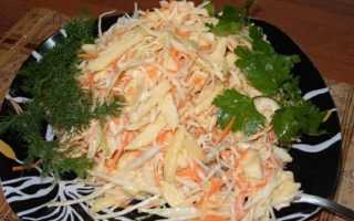 Салат с репой, морковью и яблоком — простой и вкусный рецепт