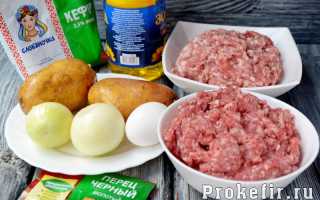 Рецепт котлет из фарша говядины и свинины с картошкой без хлеба