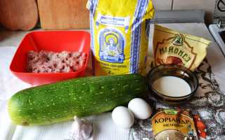 Кабачки с фаршем в кляре на сковороде – рецепт на кефире