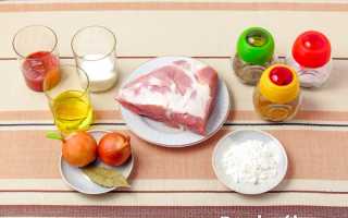 Гуляш из свинины с подливкой рецепт с фото пошагово (+ 6 рецептов)