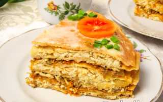 Блинный торт – рецепт с фото пошагово в домашних условиях (27 рецептов)