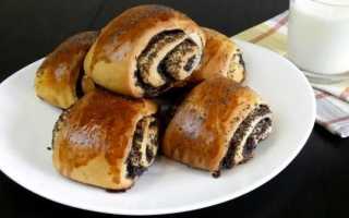 Булочки с маком — 8 пошаговых рецептов в домашних условиях