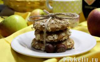 Овсяное печенье из овсяных хлопьев – рецепты с фото пошагово в домашних условиях на кефире