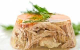 7 рецептов холодца из курицы с желатином и без