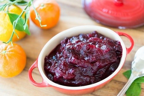 клюквенный соус с апельсинами