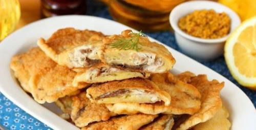 Скумбрия в кляре.