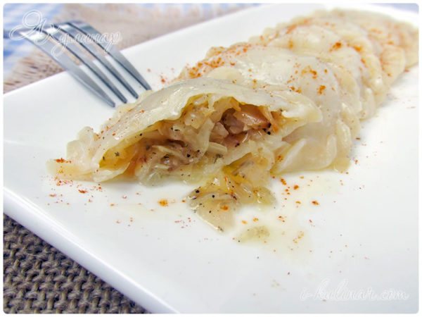 Вареники с квашеной капустой