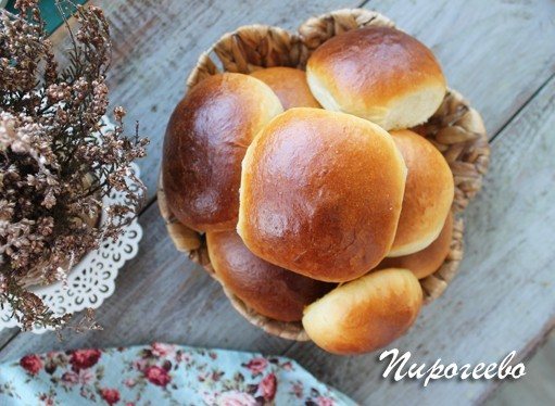 Вкусные пирожки из сдобного теста