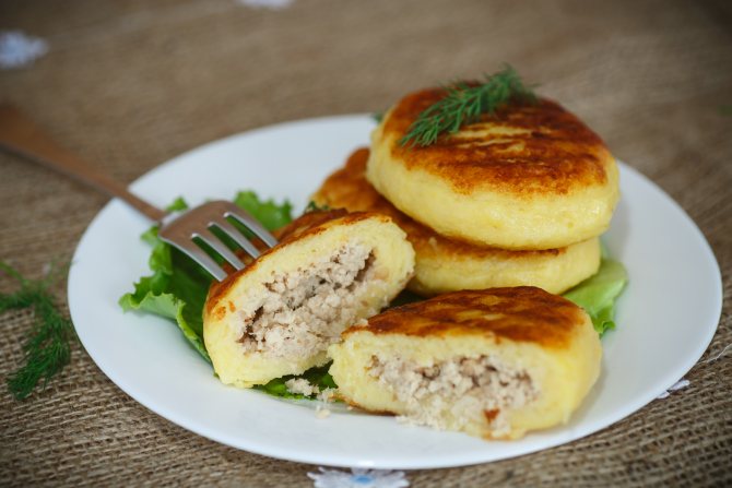 зразы картофельные с фаршем