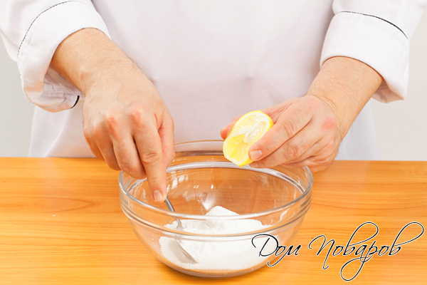 Лимонная глазурь