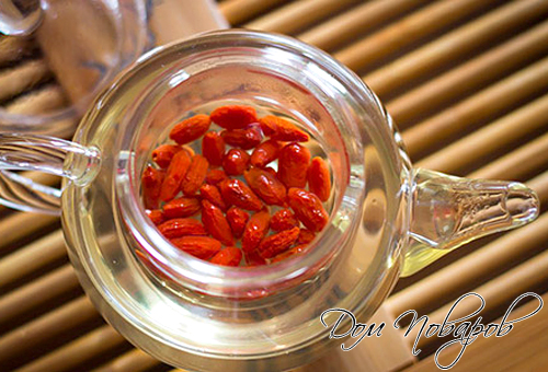 Чайный напиток с годжи