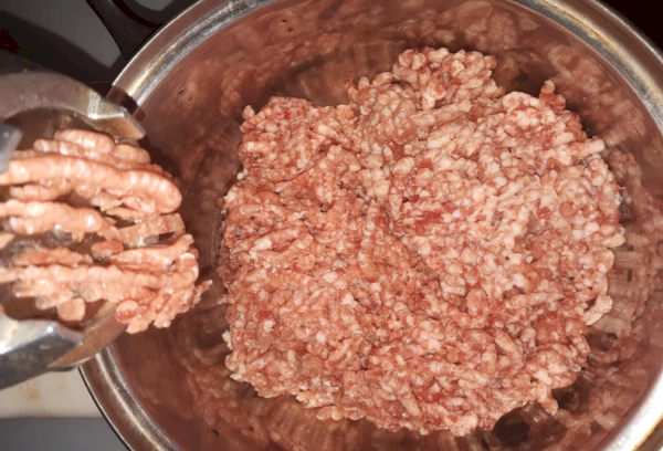 Приготовление фарша для котлет