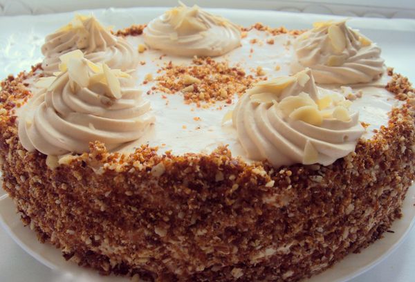 Торт с сгущенным кремом