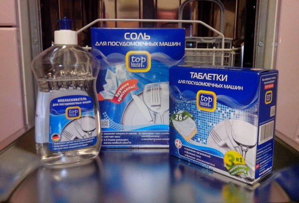 Специальная соль для посудомойки