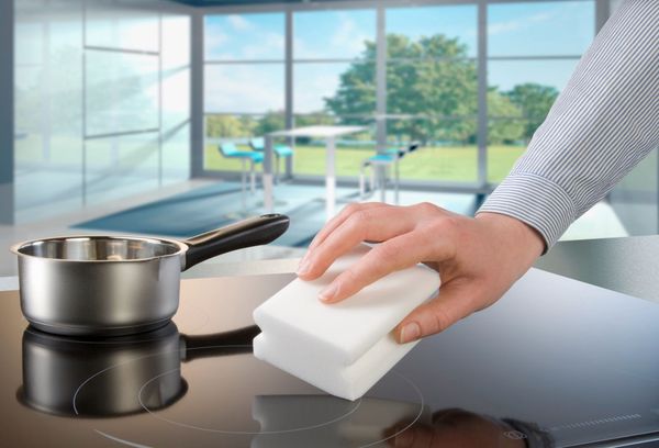 чистка плиты