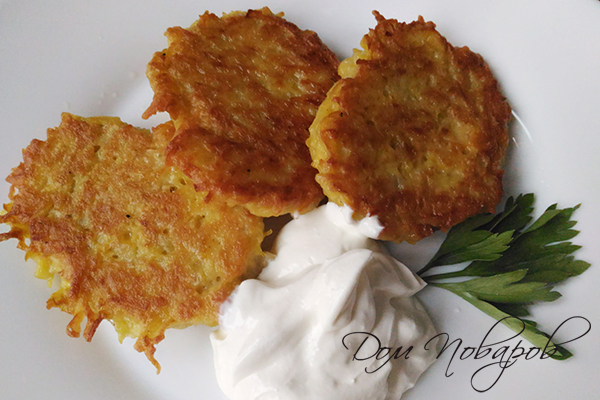Драники с тыквой