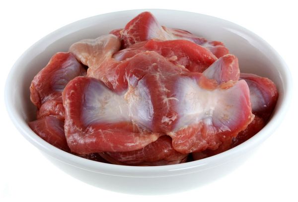 желудки на тарелке