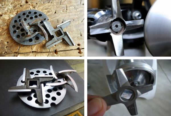 ножи для мясорубки до и после заточки