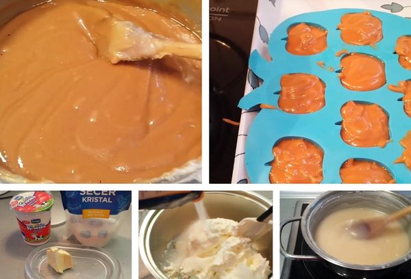 Домашние ириски сметанные