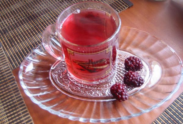 компот в стакане