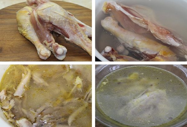 прозрачный куриный бульон