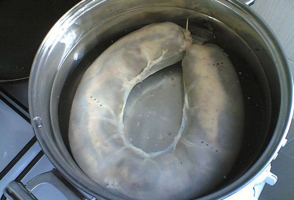 колбаса для варки в кастрюле