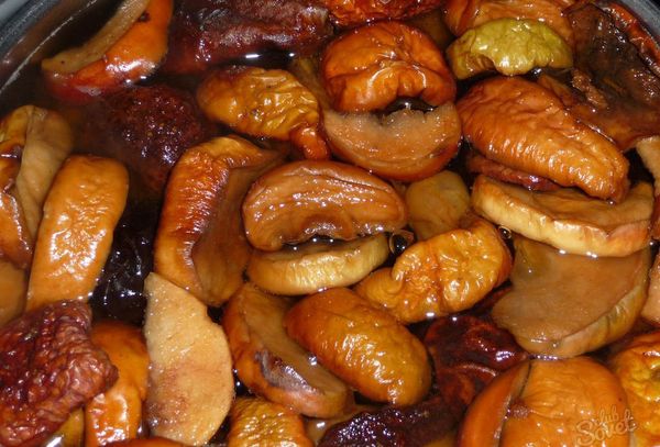 отваривание сухих фруктов