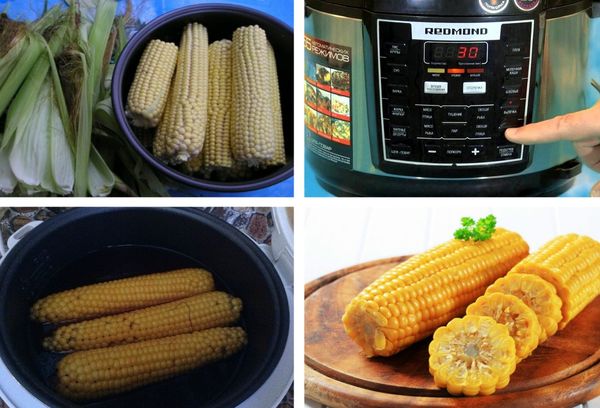 приготовление пищи в мультиварке Редмонд