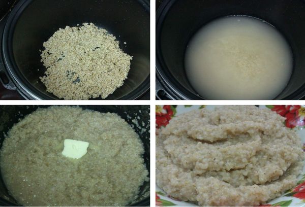 Приготовление каши в мультиварке