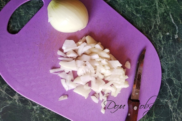 Измельчение лука