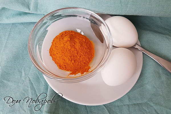 Основные ингредиенты для окраски яйц