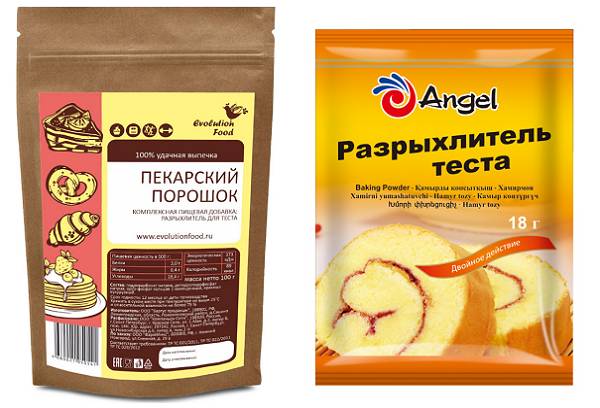Пекарский порошок и разрыхлитель