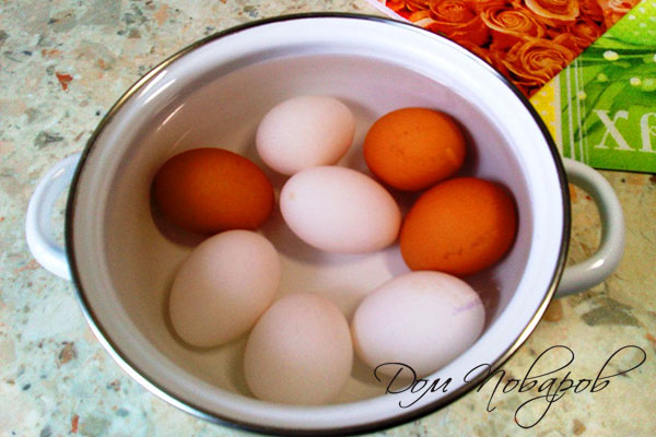 Вареные яйца
