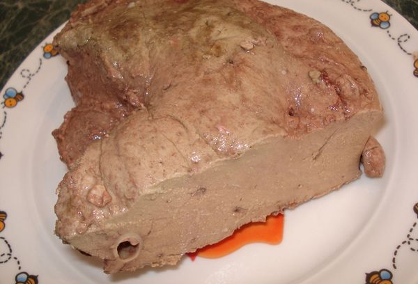 вареная говяжья печенка