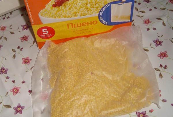 Пшено в пакетах