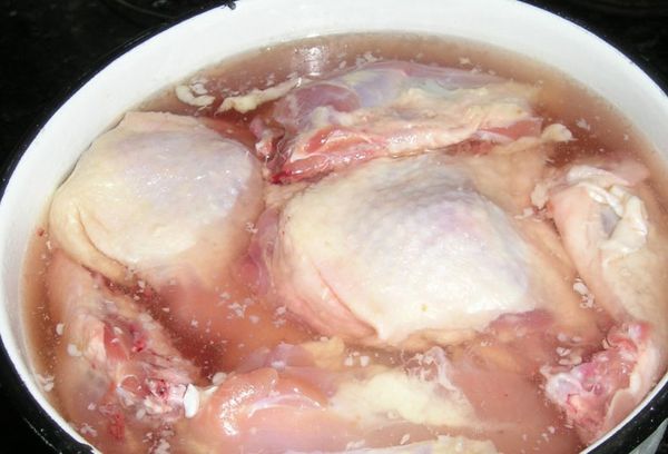 отваривание мяса птицы