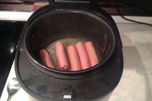 Сосиски в мультиварке