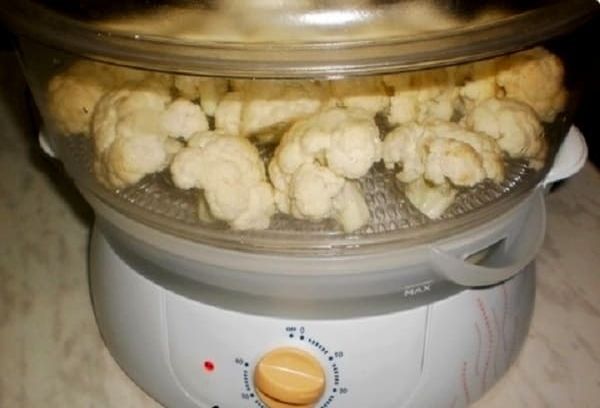 Цветная капуста в пароварке